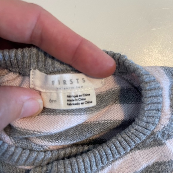 So soft and adorable set light pink and grey 6 months - Picture 3 of 3